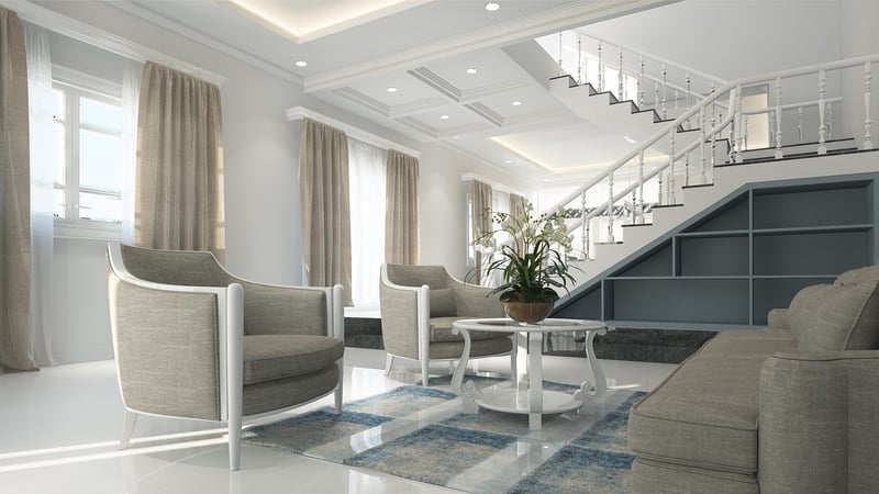 Organized Living Room